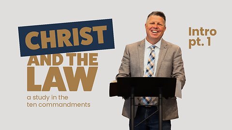 Prophet, Priest and King | Christ and The Law | Intro