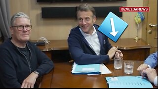 Scandal: French President Macron Caught Hiding Suspected Cocaine Bag During Ukraine Visit?!