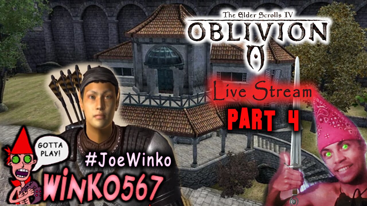 Elder Scrolls IV Oblivion Live Stream Part 04 (Feb 1st 2018) - Joe Winko