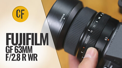 Fujifilm GF 63mm f/2.8 R WR lens review