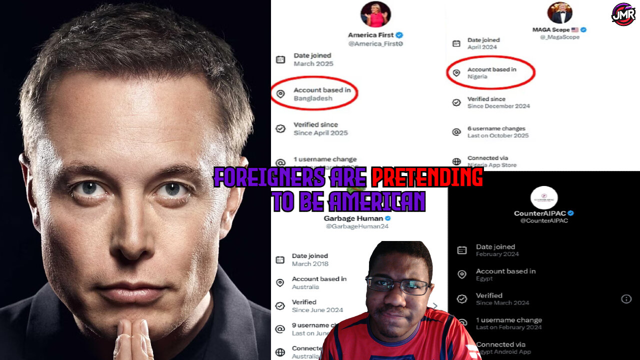 Elon Musk's X feature EXPOSES foreign X users PRENTENDING to be American