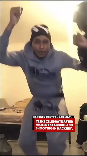Teens Celebrate After Violent St@bbing & Sh00ting in Hackney 🚨 #HackneyUK #japd cc: #ukcrime