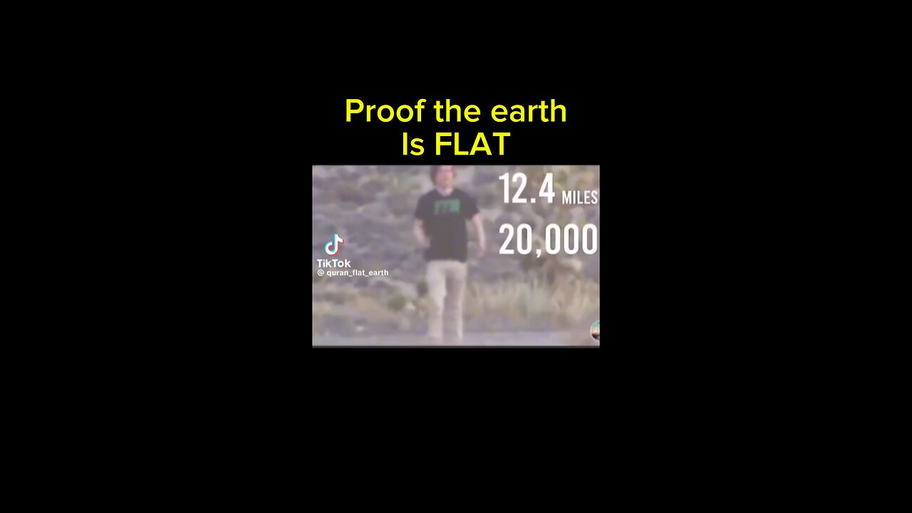 Proof the earth is FLAT
