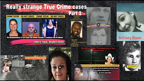Really strange True Crime cases PT 2