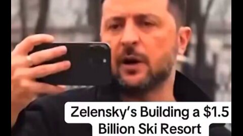 United States Taxpayers Paying For Zelenskyy’s New Ski Resort