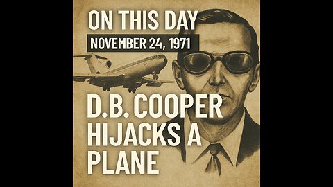 1971: D.B. Cooper Hijacks a Plane — November 24, 1971