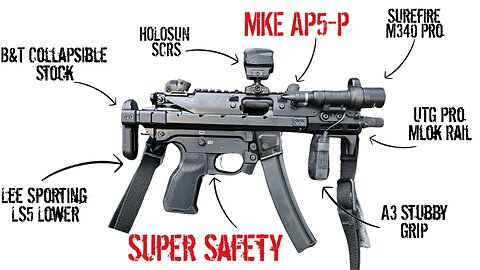 Super Safety Equipped MP5K - Everyone Needs This!
