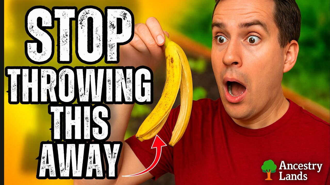 🔥 5 Banana Peel Hacks Every Gardener Should Know Free Fertilizer Secrets!