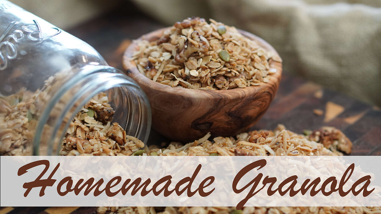 Easy, Healthy, Homemade Granola Recipe