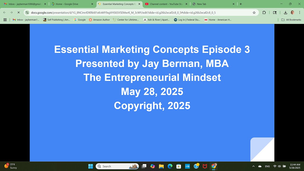 Essential Marketing Concepts Episode 3