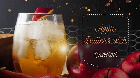 Apple Butterscotch Cocktail | Cozy Sweet Drink Recipe 🍎