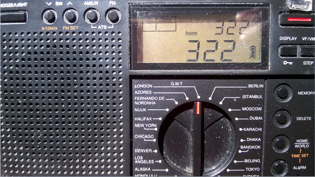 Grundig G8 radio sleep mode timer (auto turn off bed symbol)