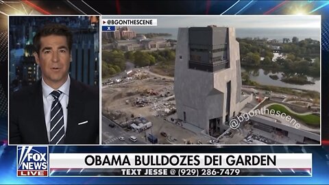 Obama BULL-DOZED a DEI GARDEN to make ROOM for his PRESIDENTIAL LIBRARY