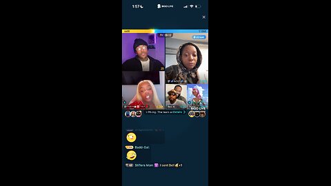 LIONEL / LYSOL LIVE , TEAM PK WITH MADAM LO , TOMI K AND 21 BADBIHH BIGO LIVE