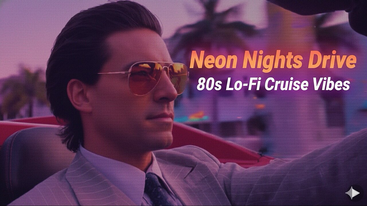Neon Nights Drive: 80s Lo-Fi Cruise Vibes