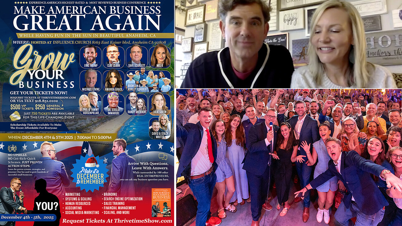 Business Coach | How to Turn Your Goals Into Reality + Celebrating the Epic Growth of 5 Clay Clark Business Coaching Clients + Join Eric Trump At Clay Clark's Dec. 4-5 ThrivetimeShow.com Business Conference (Anaheim, CA)