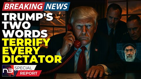 🚨BREAKING: Those Two Words From Trump's Mouth Changed Everything in the Middle East Forever