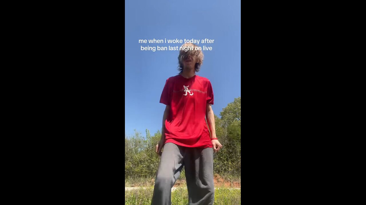 how i woke up the day after getting banned on tiktok