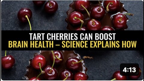 "Science Unveils How Tart Cherries Enhance Brain Health"