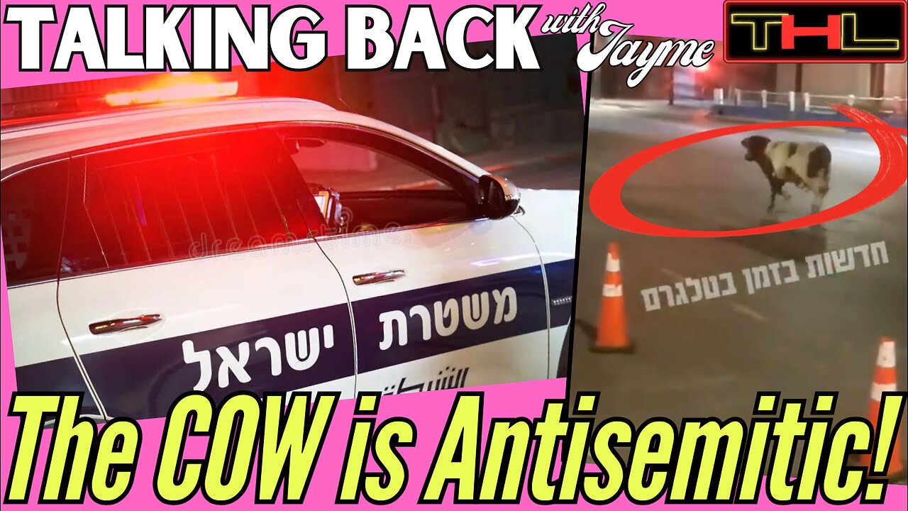 TALKING BACK with Jayme "CheeseSlice" | a Cow RAMS Israeli policeman while fleeing Fire in Jerusalem