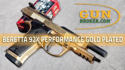 Beretta 92X Performance Gold Plated Limited Edition: Features, Specs & Collectible Value | GunBroker