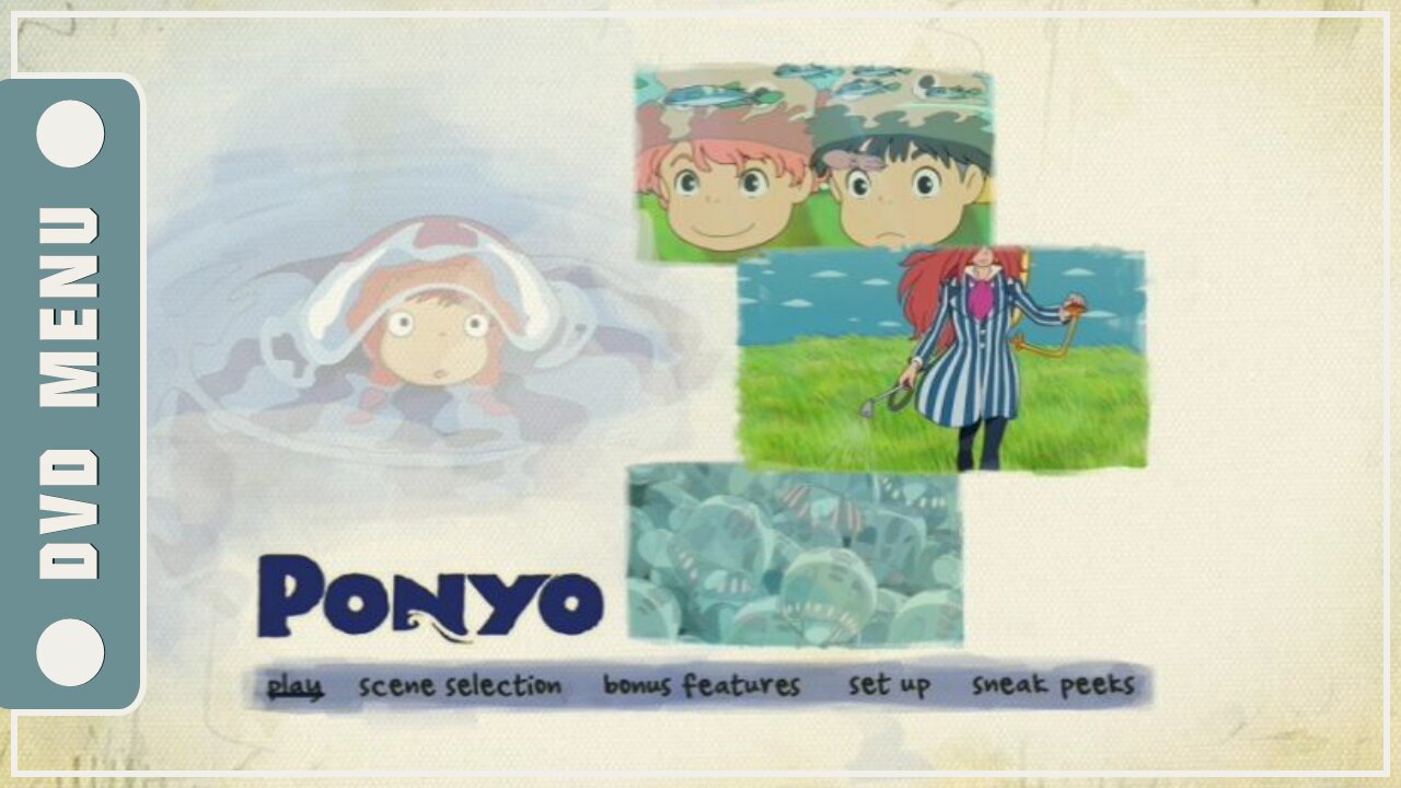 Ponyo - DVD Menu