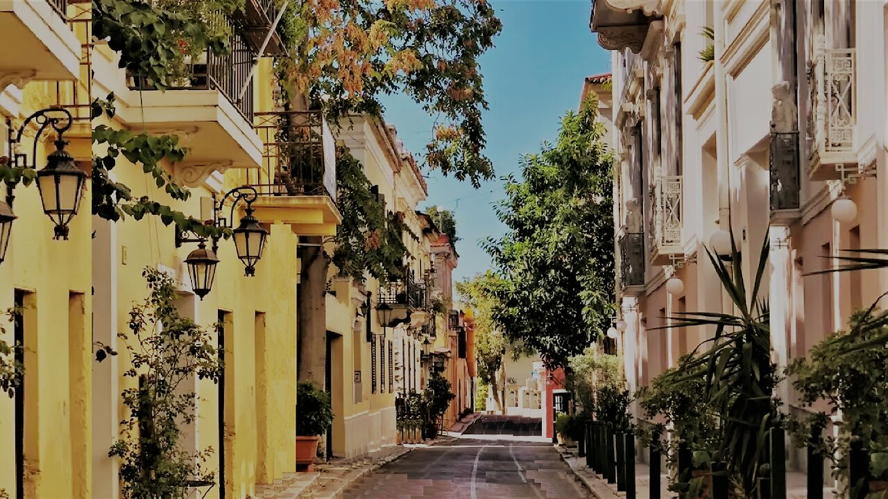 Stone, columns, textile and air