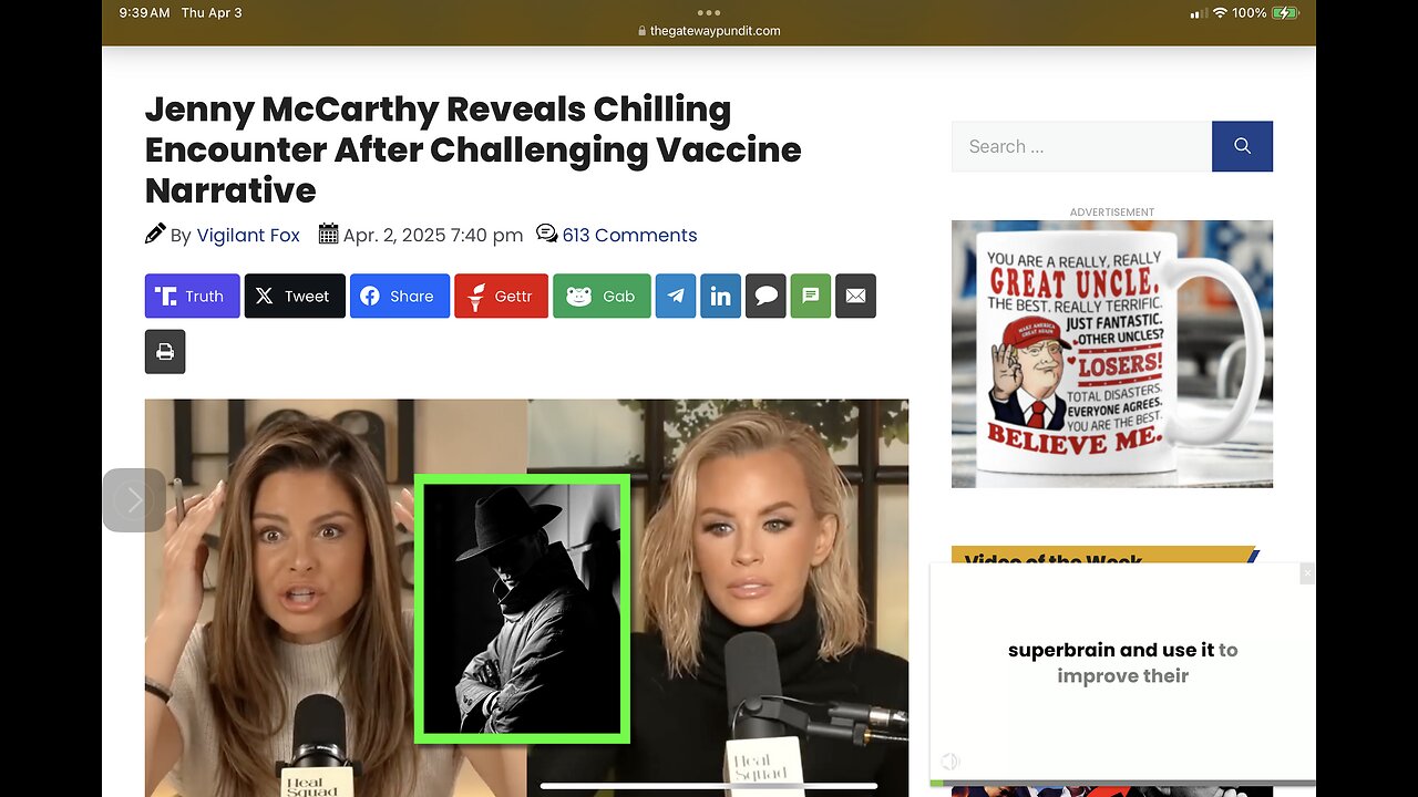 Jenny McCarthy Reveals Chilling Encounter After Challenging Vaccine Narrative