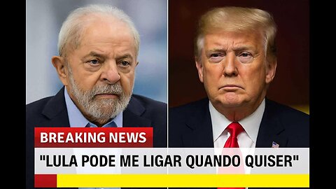 Trump foi direto, Lula foi incompetente.