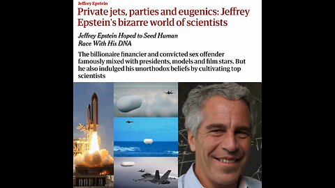 EPSTEIN OBSESSED WITH ANTIGRAVITY TECH as Eric Weinstein blows the lid off of Epstein's