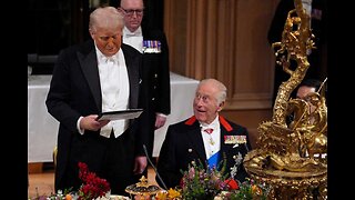 WATCH King Charles gives a toast to President Trump at the State Banquet in Windsor Castle - 9 17 25