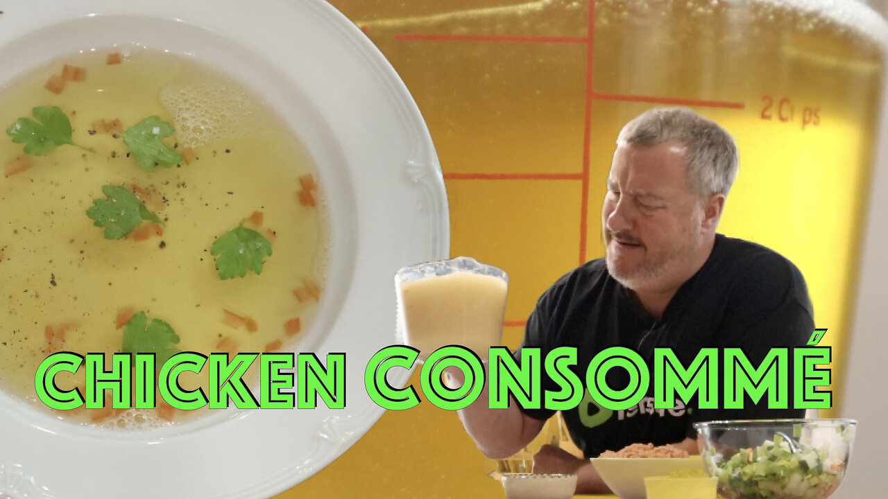 No Fuss Chicken Consommé