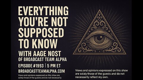 Everything You're Not Supposed to Know - Aage Nost - TSP # 1993