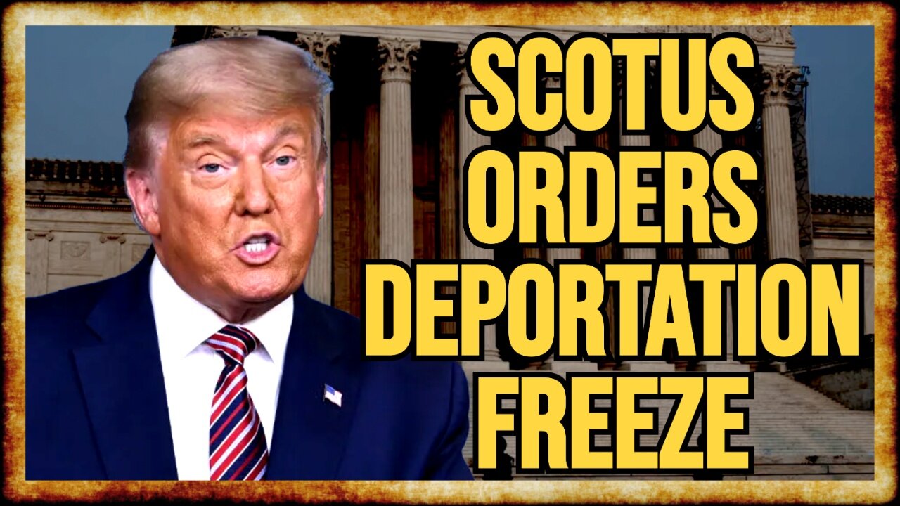 Supreme Court PAUSES Trump's 'Alien Enemies Act' Deportations