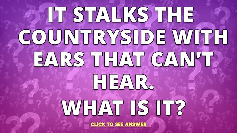 Solve this riddle and play our quiz