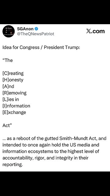 A Patriot’s Idea for President Trump and the US Congress