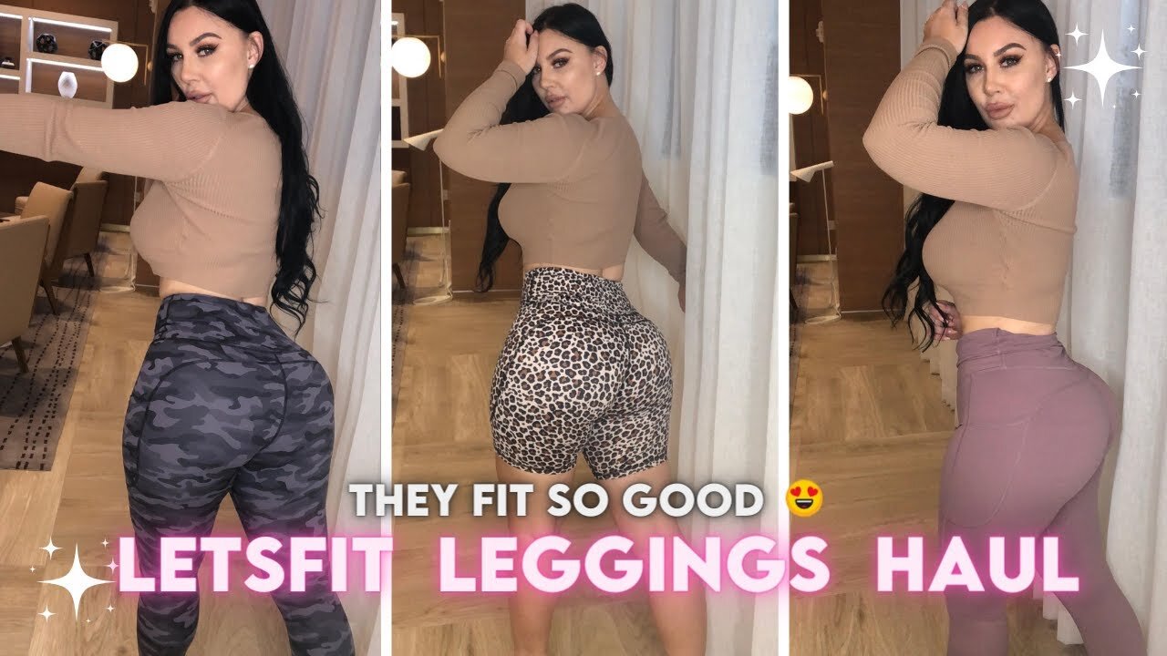 FITNESS TRY ON HAUL | YOGA LEGGINGS HAUL | Letsfit WORKOUT GEAR
