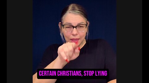🚨 Certain Christians, Stop Lying! 😱 #ASL #deaf #signlanguage