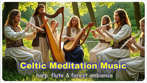 🧘‍♀️ Celtic Meditation Music – Harp, Flute & Forest Ambience 🌿