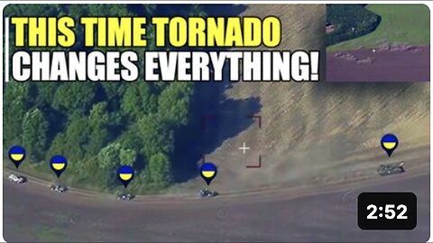 "Russian Tornado Devastates Kursk Vehicle Column: No Mercy!"