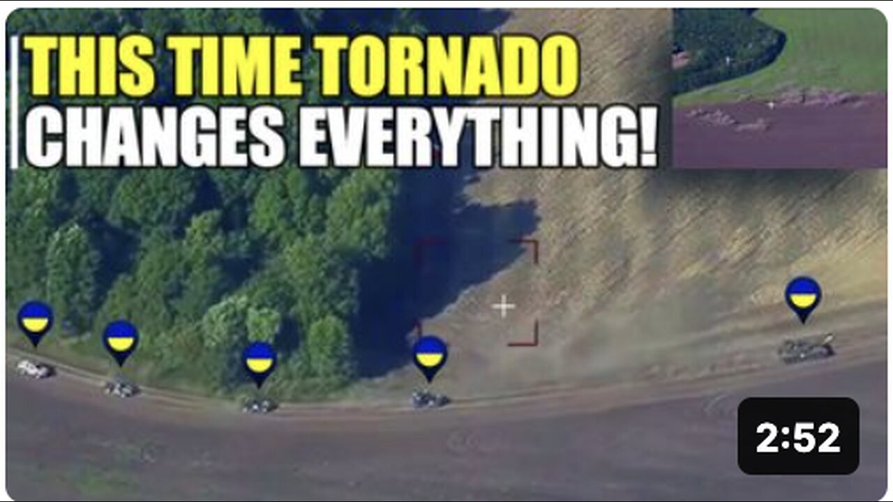 "Russian Tornado Devastates Kursk Vehicle Column: No Mercy!"