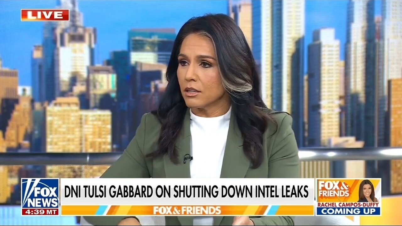 DNI Gabbard: We Will Not Allow Intel Leaks To Continue