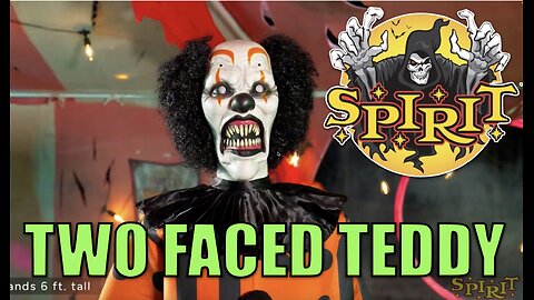 🎃Spirit Halloween 2025 first SNEAK PEEK - Two Faced Teddy!🤡