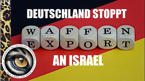 Deutschland stoppt Rüstungsexporte an Israel 👍🏼👍🏼👍🏼