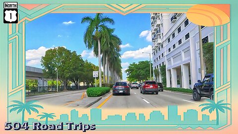 Road Trip #1149 - US-1 N - Florida Mile 146.3-152 | Glenvar Heights / South Miami / Coral Gables