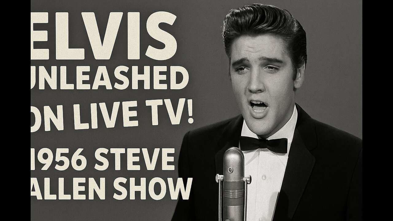 Elvis Presley ~ Highlights Of His Appearance On Steve Allen Show (1956)