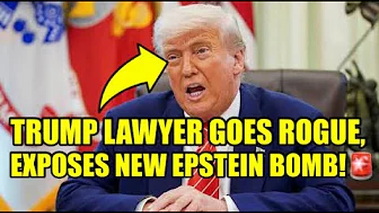 🚨Trump Lawyer Drops EXPLOSIVE EPSTEIN BOMB On Trump