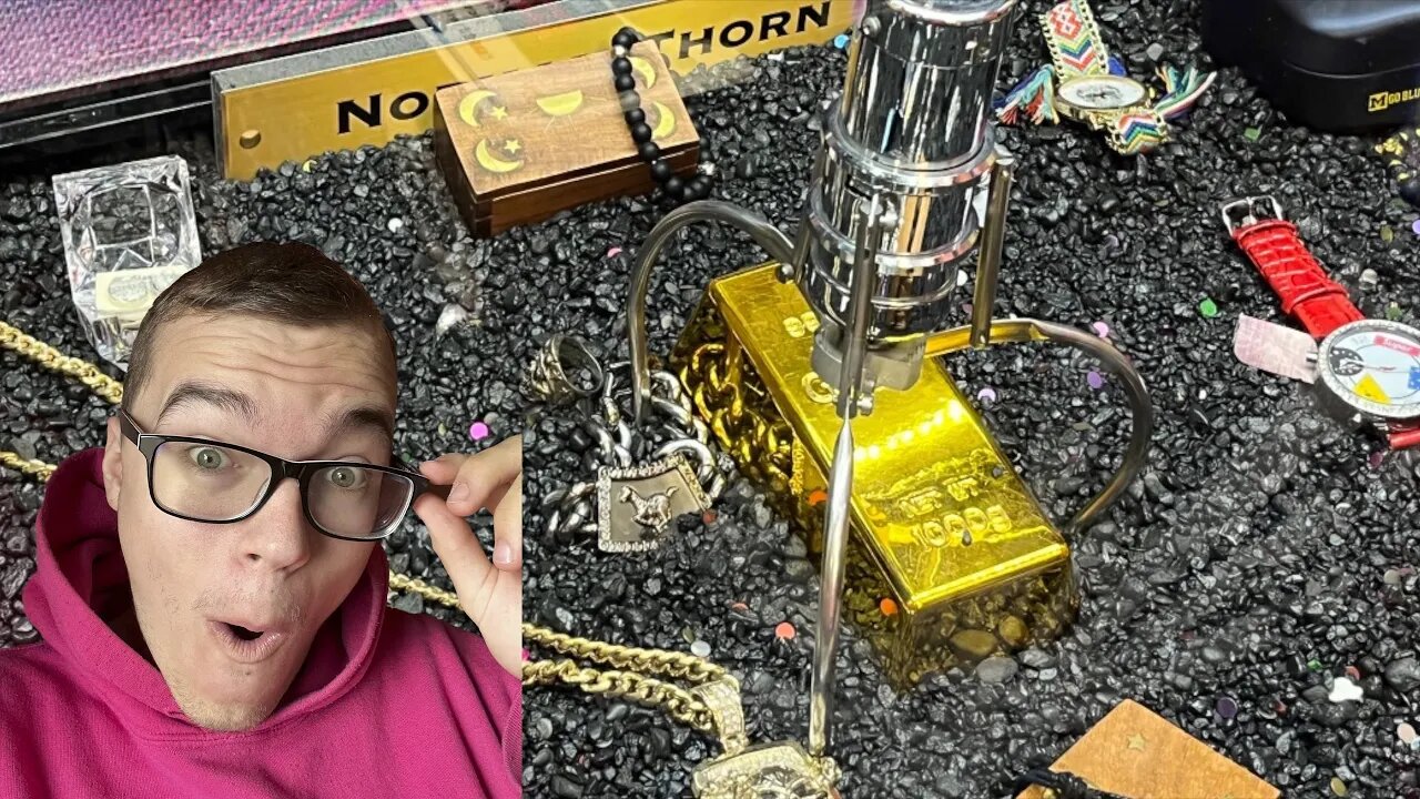 GOLD BAR In The Claw Machine!