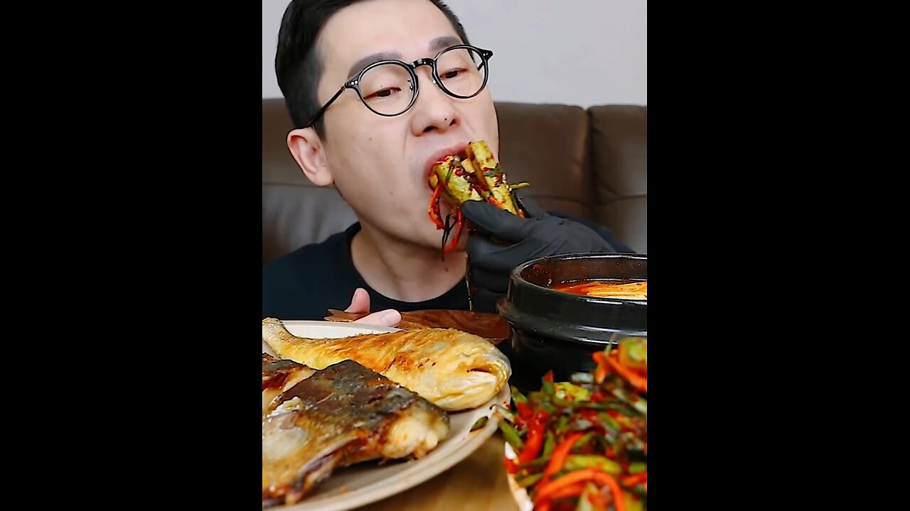 Korean food, fish, Kimchi