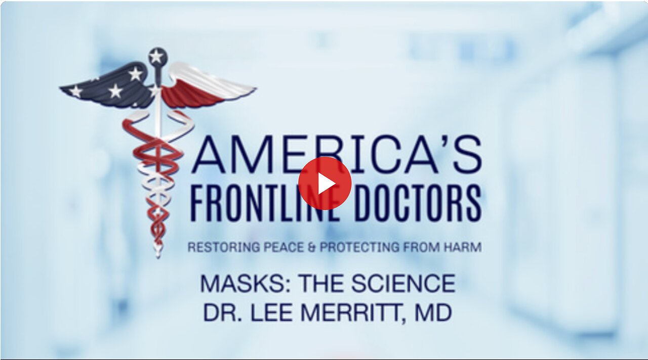 Masks: The Science (Dr. Lee Merritt)